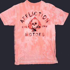 Affliction men’s skull t shirt